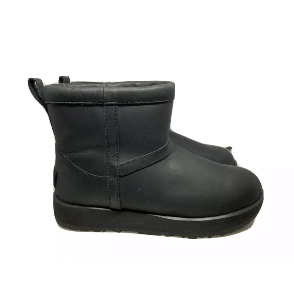 UGG Classic Mini Leather Waterproof Boots Size 7